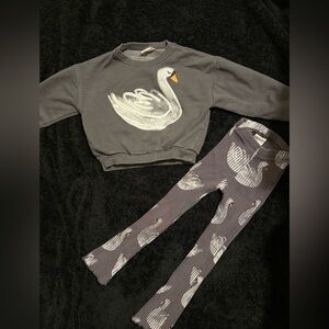 Zara  Sweatshirt and Leggings Set
